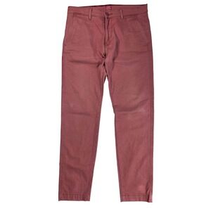 Levis XX‎ Chino Pink Regular Fit Standard Tapered Leg Pants Mens 31x32
